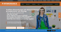 Desktop Screenshot of distansskolan.se